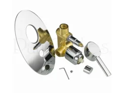 PaulGurkes Dusch Komplett Set Unterputz Regendusche oval Luxus Brauseset