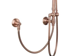 PaulGurkes Dusch-Set mit Unterputz-Armatur Kupfer Nostalgie Retro Duschsystem