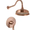 PaulGurkes Dusch-Set Unterputz Antik Kupfer Nostalgie Duschsystem