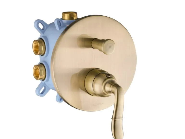 PaulGurkes Duschsystem Antik Set Unterputz Regendusche Retro Nostalgie