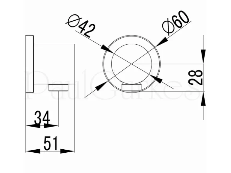 PaulGurkes Nostalgie Dusch Set Unterputz Regendusche Retro