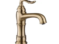 PaulGurkes Nostalgie Waschtischarmatur Wasserhahn Bronze Retro Mischbatterie