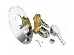 PaulGurkes Regendusche Regenwalddusche unterputz Duschsystem oval Messing Deckeneinbau