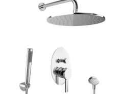 PaulGurkes Regendusche Unterputz Dusch Set oval Komplett I