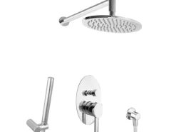 PaulGurkes Unterputz Duschsystem Brausegarnitur Oval Set