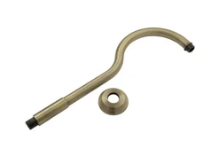 PaulGurkes Unterputz Nostalgie Retro Antik Regendusche Set Messing Bronze