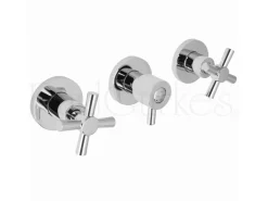 PaulGurkes Unterputz Regendusche Komplett Set aus Metall 30 cm Regenwalddusche Duschset