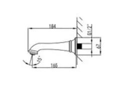 PaulGurkes Unterputz Waschtischarmatur 2-Loch Nostalgie Retro