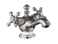 PaulGurkes Waschtischarmatur Retro Antik Zweigriffmischer Klein