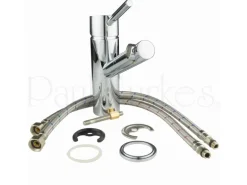 PaulGurkes Waschtischarmatur mit schwenkbarem Auslauf Mischbatterie