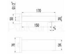 PaulGurkes Waschtischarmatur Waschtischbatterie Oval Einhandmischer 2-Loch Unterputz Armatur