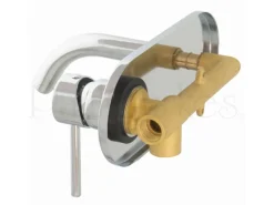 PaulGurkes Waschtischbatterie Waschtischarmatur Mischer Waschtisch-Wandbatterie