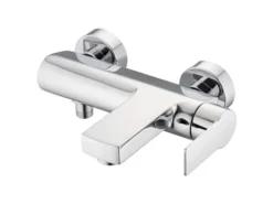 pianura Badewannen-Einhebelmischer Aufputz Giulia mit Brauseanschluss in Chrom