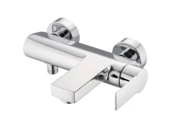 pianura Badewannen-Einhebelmischer Aufputz Giulia mit Brauseanschluss in Chrom