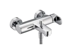 pianura Badewannen-Einhebelmischer Aora Aufputz mit Brauseanschluss in Chrom