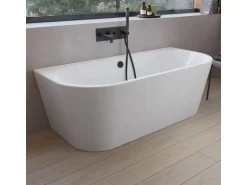 pianura Badewannenmodul Unterputz inkl. Grundkörper und Brausegarnitur Giulia in Matt Schwarz