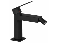 pianura Bidet-Einhebelmischer Giulia 5L ohne Ablaufgarnitur in Schwarz Matt