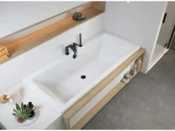 pianura Dreiloch-Wannenrand-Einhebelmischer Giulia inkl. Brausegarnitur in Schwarz Matt