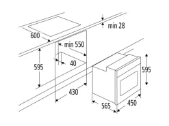 PKM Einbaubackofen EBO6-45
