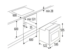 PKM Einbaubackofen F7-2 Digi