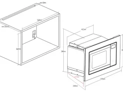 PKM Einbau-Mikrowelle MW820-EBM