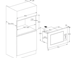 PKM Einbau-Mikrowelle MW900-23G-IN