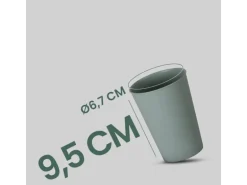 ProHome Becher Kunststoff Grün 0,2 Liter 16er Pack