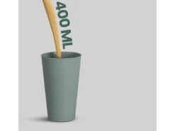 ProHome Becher Kunststoff Grün 0,4 Liter 16er Pack