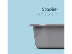 ProHome Besteckkasten 33,5 x 26 x 4,5 cm Weiß