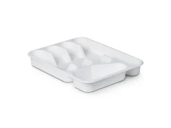 ProHome Besteckkasten 33,5 x 26 x 4,5 cm Weiß