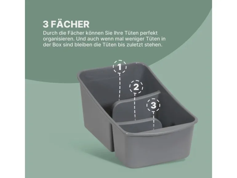 ProHome Küchenorganizer Gewürze & Tüten Anthrazit 2er Pack