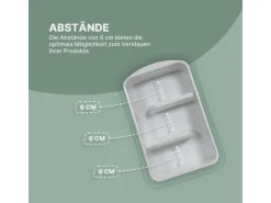 ProHome Küchenorganizer Gewürze & Tüten Weiß 1er Pack