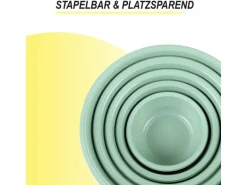 ProHome Schüssel 5er Set Grün
