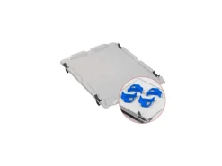 PROREGAL Spar Set 10x Eurobox Nextgen Color Mit Auflagedeckel & Schiebeschnappverschlüsse HxBxT 22 x 40 x 60 cm Griffe Blau Verstärkter Boden