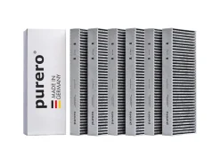 PURERO Premium Aktivkohlefilter Ersatzfilter für Bora BASIC Dunstabzug - 6 Stück