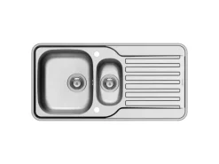 Pyramis Einbauspüle Space Mini 1 1/2B 1D 96 cm x 48 cm Edelstahl