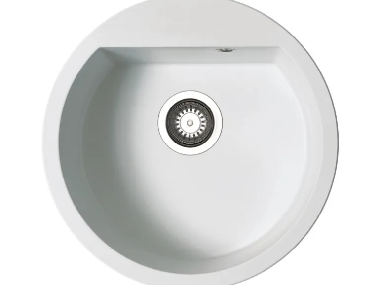 Pyramis Küchenspüle Alazia 51 cm, Pyragranite Snow