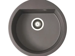 Pyramis Küchenspüle Alazia 51 cm, Pyragranite Iron Grey