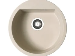 Pyramis Küchenspüle Alazia 51 cm, Pyragranite Beige