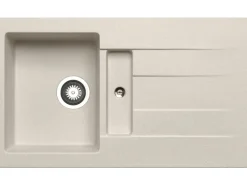 Pyramis Küchenspüle Athlos (86x50) 1 1/4B 1D, Pyragranite Beige