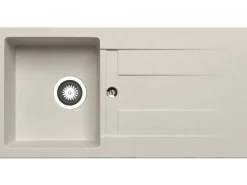 Pyramis Küchenspüle Athlos (86x43,5) 1B 1D, Pyragranite Beige