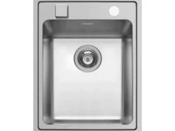 Pyramis Küchenspüle Pella 41 cm x 52 cm 1B 1D Edelstahl poliert