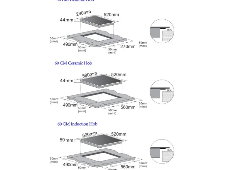 Pyramis Kochfeld 58IN Induction