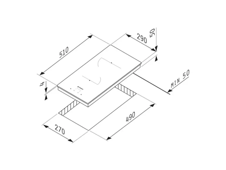 Pyramis Kochfeld PHC31230FMB