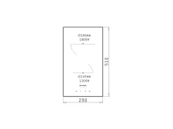 Pyramis Kochfeld PHC31233FMW