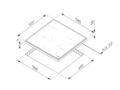 Pyramis Kochfeld PHC61430IFB