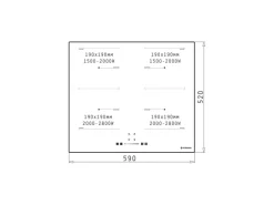 Pyramis Kochfeld PHI63432FMB