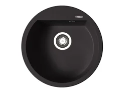 Pyramis Pyragranitespüle Alazia Rund 1B Ø 51 cm Volcano