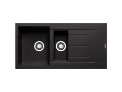 Pyramis Pyragranitespüle Alazia 1 1/2B 1D 100 cm x 50 cm Volcano