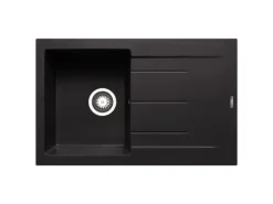 Pyramis Pyragranitespüle Alazia 1B 1D 79 cm x 50 cm Volcano